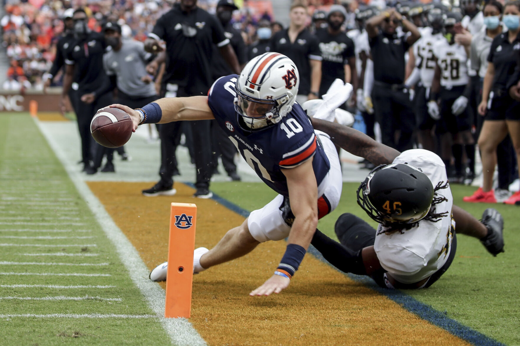 APTOPIX Alabama St Auburn Football